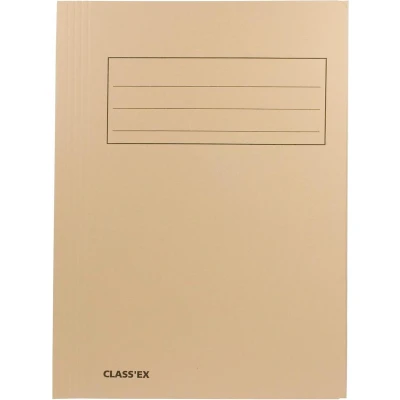 Afbeelding van Class&#039;ex dossiermap, 3 kleppen ft 23,7 x 32 cm (voor A4), gems dossiermap