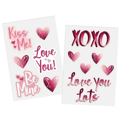 Afbeelding van Folat Raamstickers Ombre Love 12 stuks