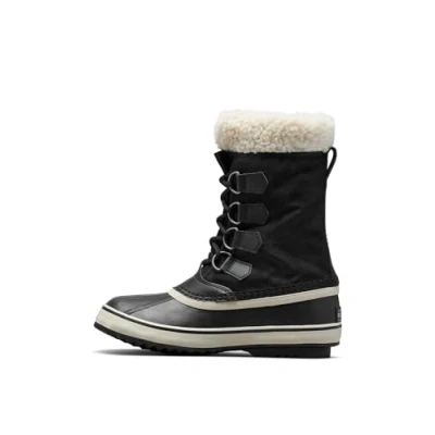Afbeelding van Sorel Dames Winter Carn4Al waterdichte sneeuwlaarzen, zwart/steen, 8.5 UK, Zwarte Steen, 41.5 EU