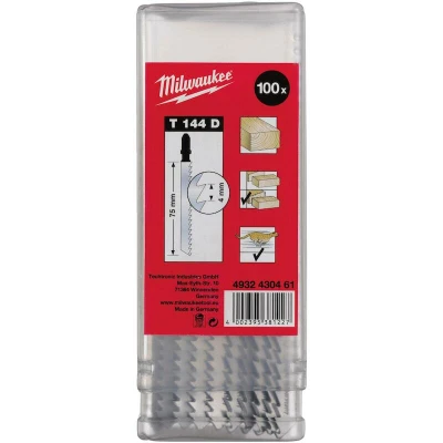 Afbeelding van Decoupeerzaagblad Hout T 144 D Snel 75 X 4 Mm (100 Stuks)