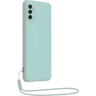 Afbeelding van Bigben Connected, Case Geschikt voor Samsung Galaxy M52 5G in siliconen met bijpassende polsband, lichtblauw
