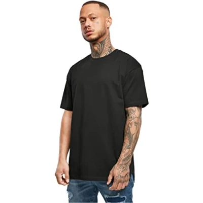 Afbeelding van Urban Classics Triangle Tshirt basic, Heren, Maat: XXL, Black