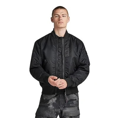 Afbeelding van G STAR RAW A1 Bomber Jkt, zwart (dk black D23624 C143 6484), XL