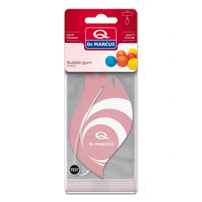 Afbeelding van Dr. Marcus Sonic Bubble Gum auto geurhanger tot 49 dagen geurverspreiding Exclusieve neutrafresh technologie Luchtverfrisser 15 Gram
