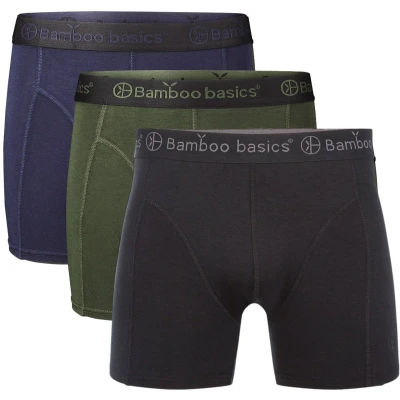 Afbeelding van Bamboo Basics boxershort Rico met bamboe (set van 3)