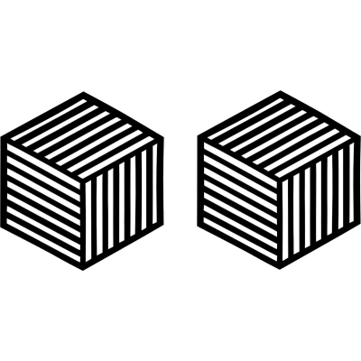Afbeelding van Krumble Siliconen pannenonderzetter Hexagon lang Zwart Set van 2