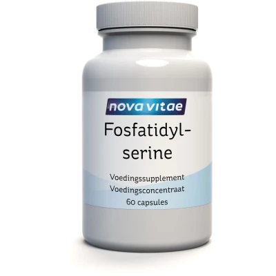 Afbeelding van Nova Vitae Fosfatidylserine Vegan Geheugen en Concentratie 100 mg 60 capsules