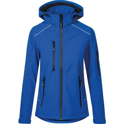 Afbeelding van Women&#039;s Softshell Outdoorjas met afneembare capuchon Royal S