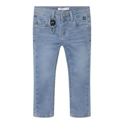 Afbeelding van Name It Broek Theo Lichtblauw Maat 80