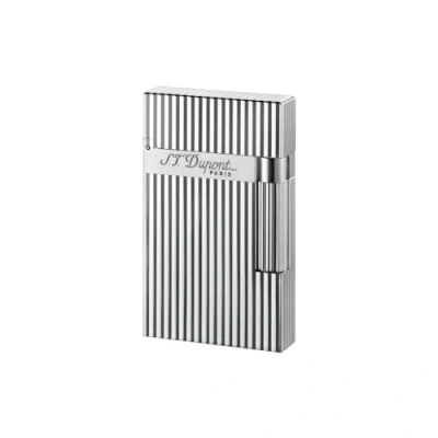 Afbeelding van S.T. Dupont D 016817 Ligne 2 Aansteker, verticale lijnen, zilver