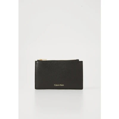 Afbeelding van Calvin Klein Embossed LOGO Portemonnee, Dames, Maat: One Size, Black/toasted coconut