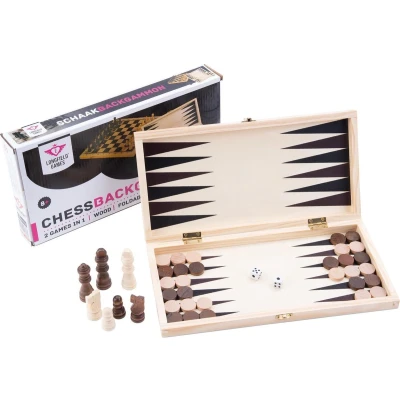 Afbeelding van Buffalo Schaak/ backgammon set Schaak /