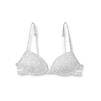 Afbeelding van Sanetta Meisjes Soft Cup Grijs gevormde beha, lichtgrijs, gemêleerd, 70B