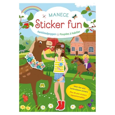 Afbeelding van Manege Sticker Fun Aankleedpoppen / Poupées à habiller