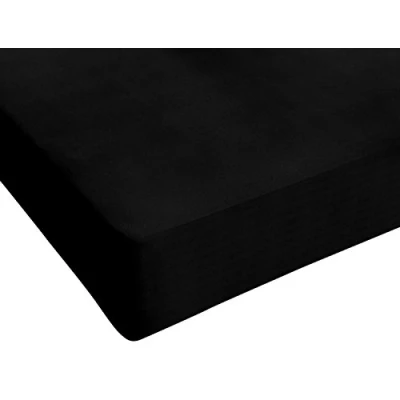 Afbeelding van Max color Beddoek 25cm Hoek, Zwart, Franse Maat Klein Dubbel