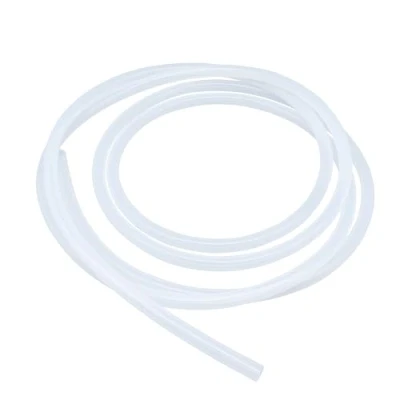 Afbeelding van LAVMHAB Siliconen slang, 8 mm x 10 (binnendiameter buitendiameter), 3 meter lang, geschikt voor contact met levensmiddelen, flexibel, transparant, water en luchtslangen, pompoverdracht