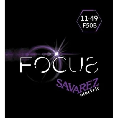 Afbeelding van Savarez Elektrische Gitaarsnaren Focus Roestvrij Staal Set Blues .011 .049 F50B
