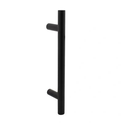 Afbeelding van Deurgreep T model 20mm x 700mm mat zwart