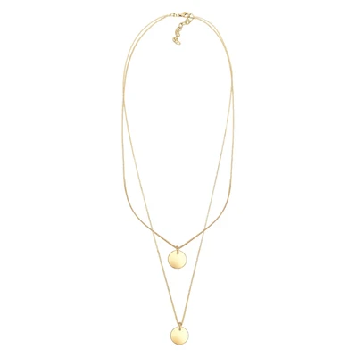 Afbeelding van Elli Layer LOOK Ketting, Dames, Maat: 45, Goldfarben