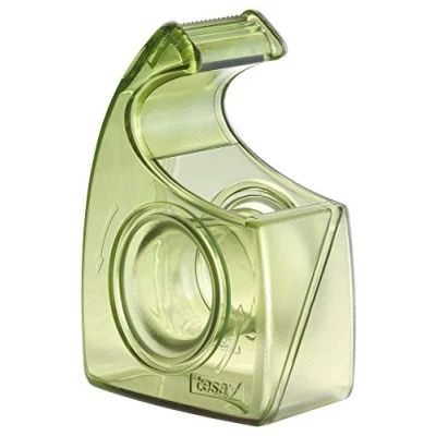 Afbeelding van Tesa Easy Cut handafroller ecoLogo, leeg, groen, tot 10 m: 19 mm
