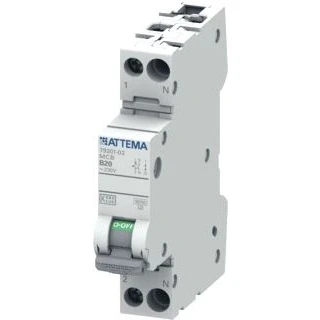 Afbeelding van Attema installatieautomaat 1p n 20a b kar at90201