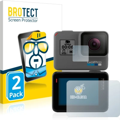 Afbeelding van BROTECT Screenprotector voor GoPro Hero 5 Black Folie Beschermfolie transparant (2 Stuks)
