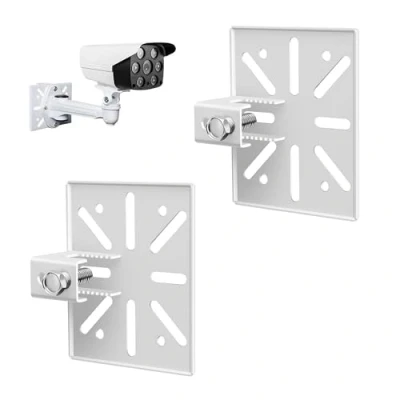 Afbeelding van Verstelbare dakgoothouder, bewakingscamera, camerahouder, wandhouder, universele verbinding, camera bevestigingssokkel, installatie outdoor mount, accessoires, 2 stuks