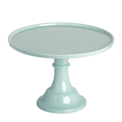Afbeelding van Taartplateau Vintage Blauw Melamine Ø30x20cm