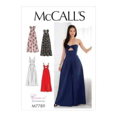 Afbeelding van McCall&#039;s Patronen M7780, mccalls, naaipatroon, sjabloon, papier, veelkleurig, A5 (6 8 10 12 14)