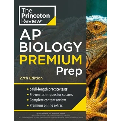 Afbeelding van Princeton Review AP Biology Premium Prep, 27th Edition: 6 Practice Tests + Complete Content Strategies &amp; Techniques