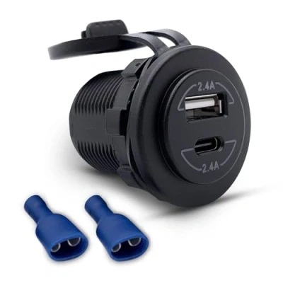 Afbeelding van Offgridtec USB dubbel stopcontact 12V/24V 4,8A