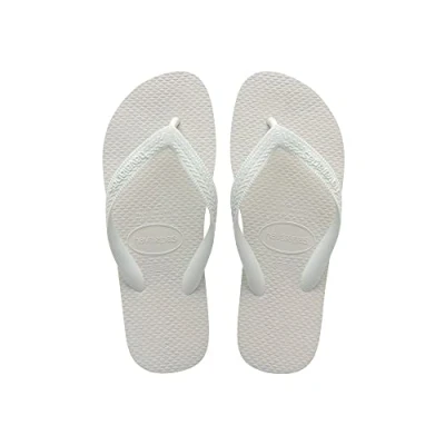 Afbeelding van Havaianas Top Color, Flip Flop Unisex Volwassenen, Wit, 4.5/5 UK