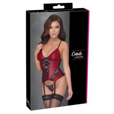 Afbeelding van Cottelli LINGERIE Baskische XL Rood/Zwart