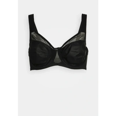 Afbeelding van Lascana Minimizer Tshirt BH, Dames, Maat: 90D, Black