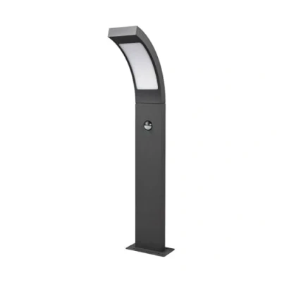 Afbeelding van Lucande LED &#039;Juvia&#039; met bewegingssensor (modern) in Zwart uit aluminium, inclusief lichtbron