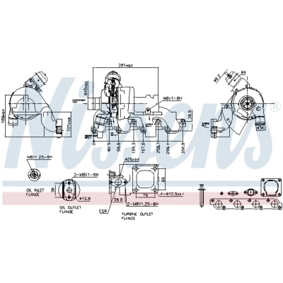 Afbeelding van Nissens Turbolader 93227