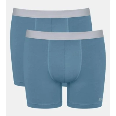 Afbeelding van Sloggi Herenslips 2P Men GO ABC 2 0 Shorts Blauw katoen X Small Heren