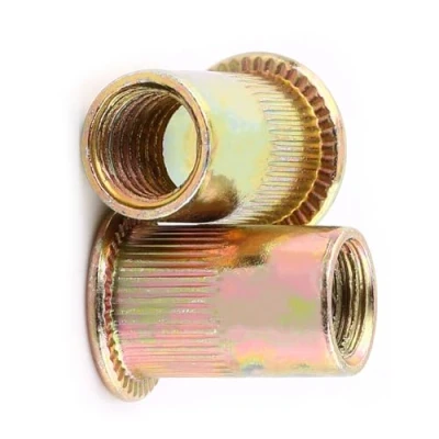 Afbeelding van 100 / 20Pcs M3 M12 Acier au Carbone Fileté Plat Rivet écrou Bride Rivnut Attache Nutsert(M8/20pcs)