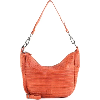 Afbeelding van FREDsBRUDER Leren Schoudertas Flowow Shoulderbag Fiery Orange Oranje