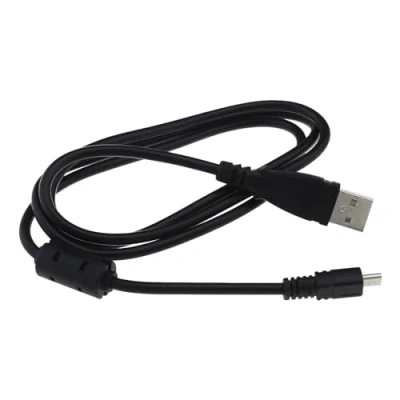 Afbeelding van Create idea USB Camera Transfer Data Sync Charger Oplaadkabel Cord 1 Meter Compatibel met Panasonic Lumix DMC TZ60 en TZ61 Zwart