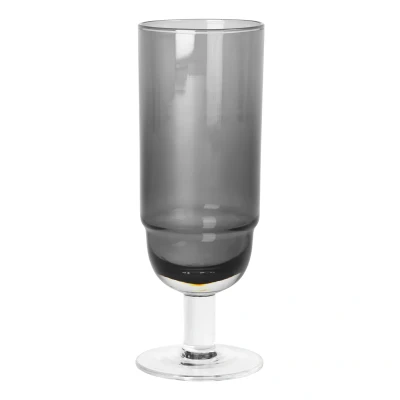 Afbeelding van Broste Copenhagen Nordic Bistro champagneglas 20 cl Smoke clear