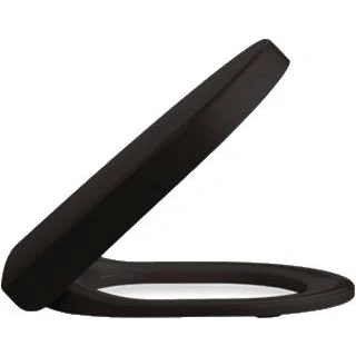 Afbeelding van Pressalit 3 closetzitting met deksel zwart SC uni flex top