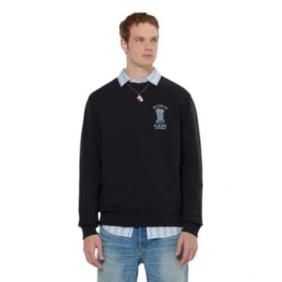 Afbeelding van Scotch &amp; Soda Left Chest Artwork Sweater Heren