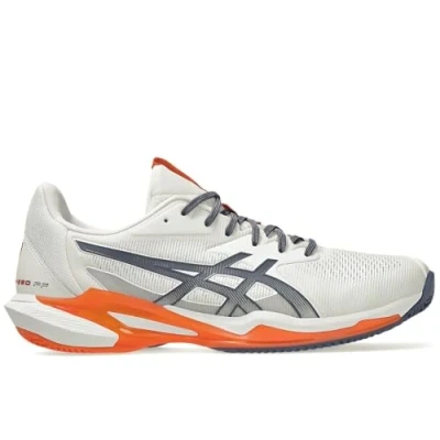 Afbeelding van Asics Solution Speed FF 3 CLAY Tennisschoenen voor kleibanen, Heren, Maat: 48, White/greyish purple Textiel/ synthetisch