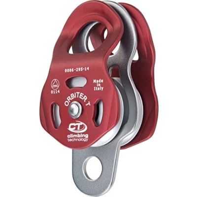 Afbeelding van Climbing Technology Orbiter T, Carrucola Unisex volwassenen, rood/grijs, één maat