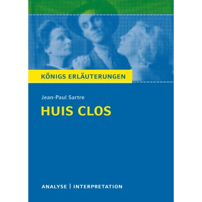 Afbeelding van Huis clos (Geschlossene Gesellschaft) von Jean Paul Sartre.