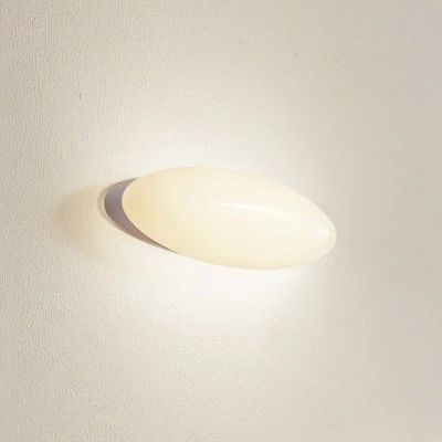 Afbeelding van Lucande LED wandlamp Leihlo, wit, kunststof, 8 cm hoog