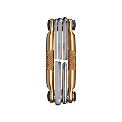 Afbeelding van Crankbrothers multitool M5 zak model goud 5 delig