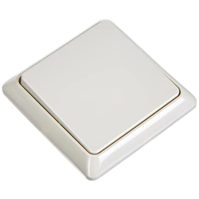 Afbeelding van Elso 506100 Knop 42V/1A Inbouw RENOVIERUNG parelwitte knop.Installatie 1A.42V Ren pw