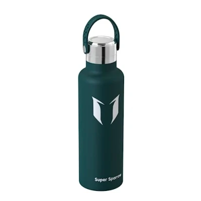 Afbeelding van Super Sparrow Ultralight Waterfles RVS 18/10 500ml Geïsoleerde Metalen Standaard Mond Flex Deksel BPA Vrij Fles voor Gym, Reizen, Sport